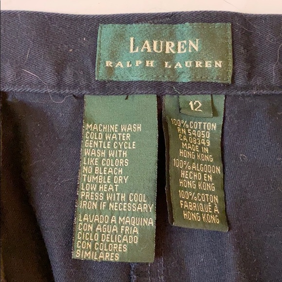 Ralph Lauren Walking Shorts 12 Navy - Picture 3 of 5